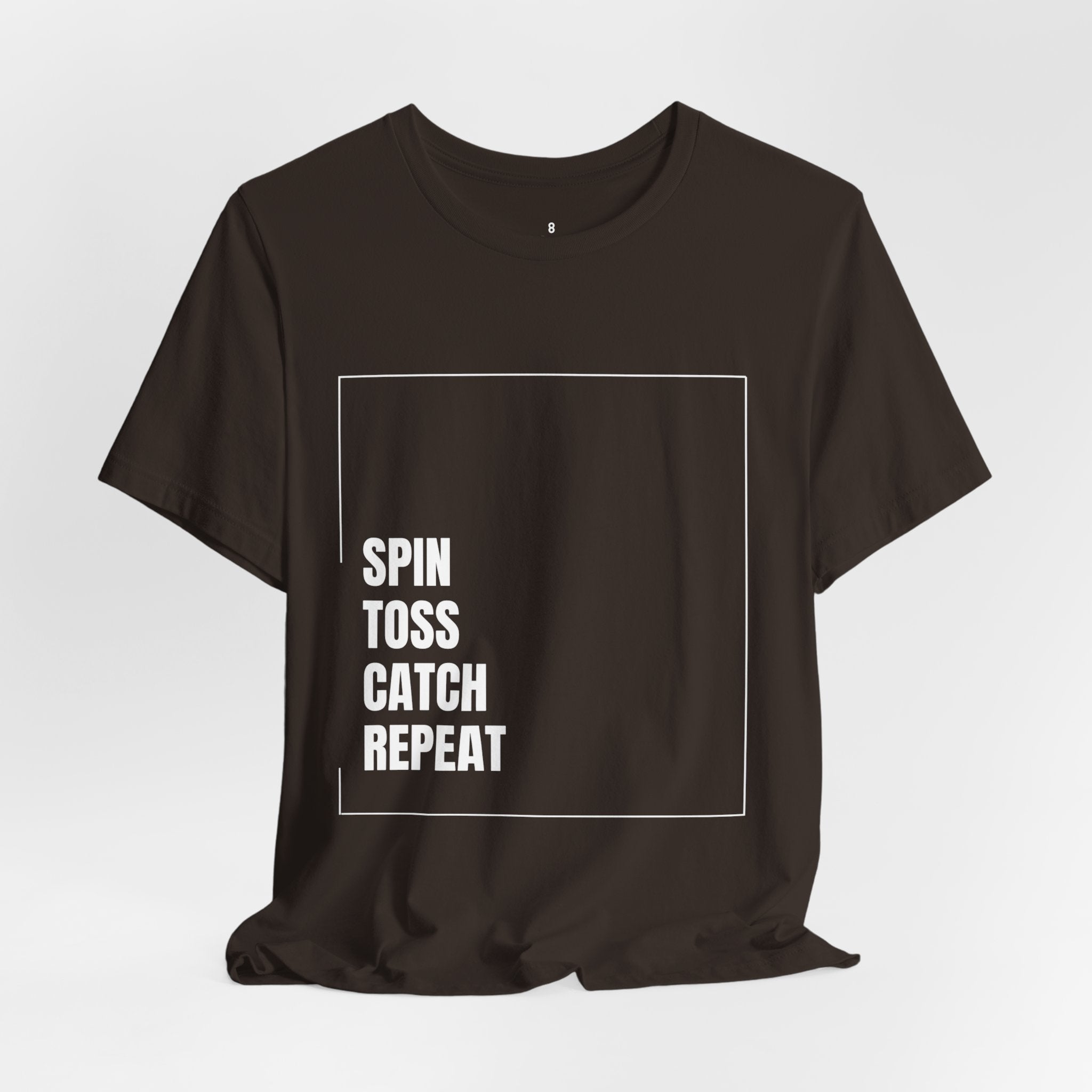Spinning Toy Tee – "Spin Toss Catch Repeat" Graphic T-Shirt