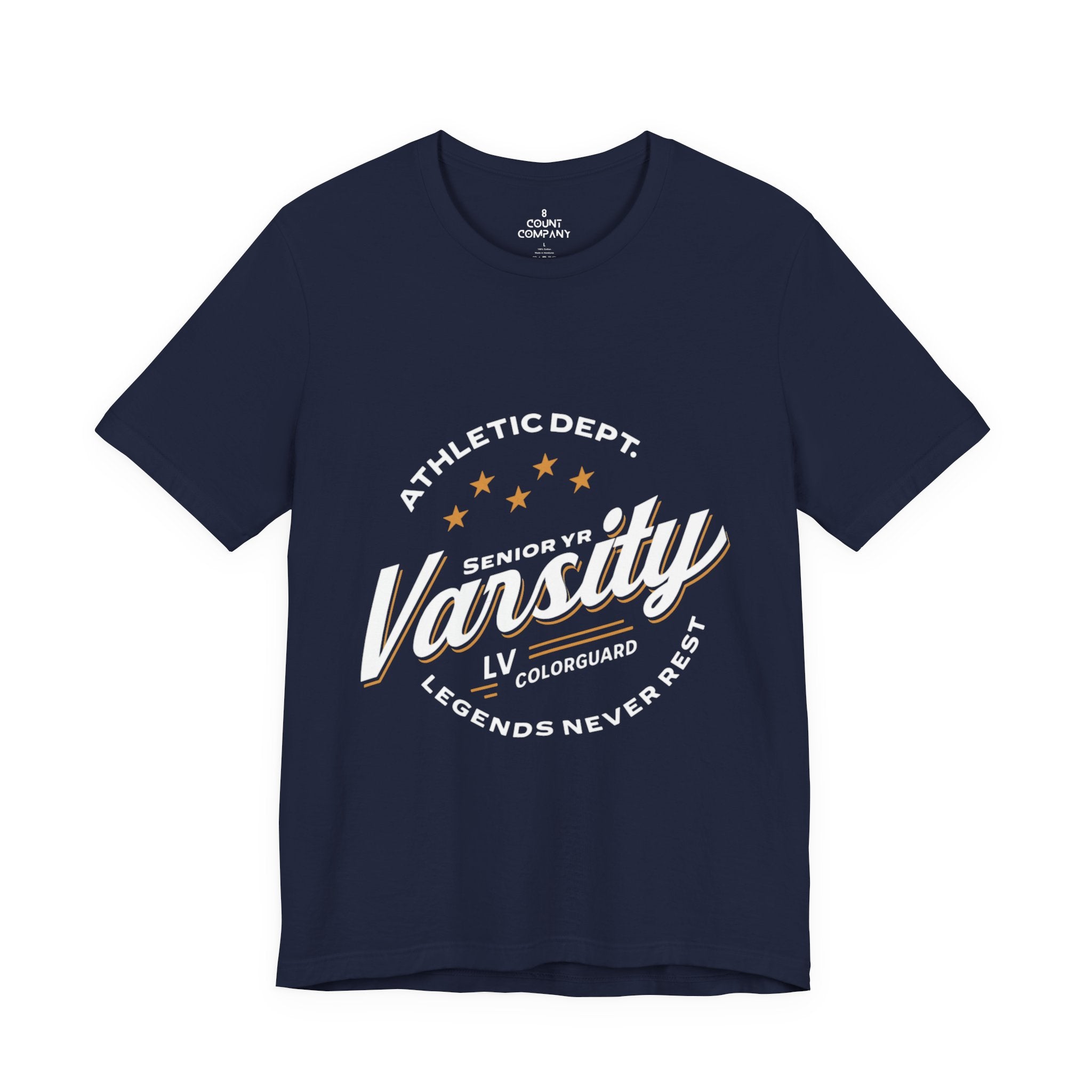 Colorguard Varsity Senior Shirt - Unisex Jersey Short Sleeve Tee
