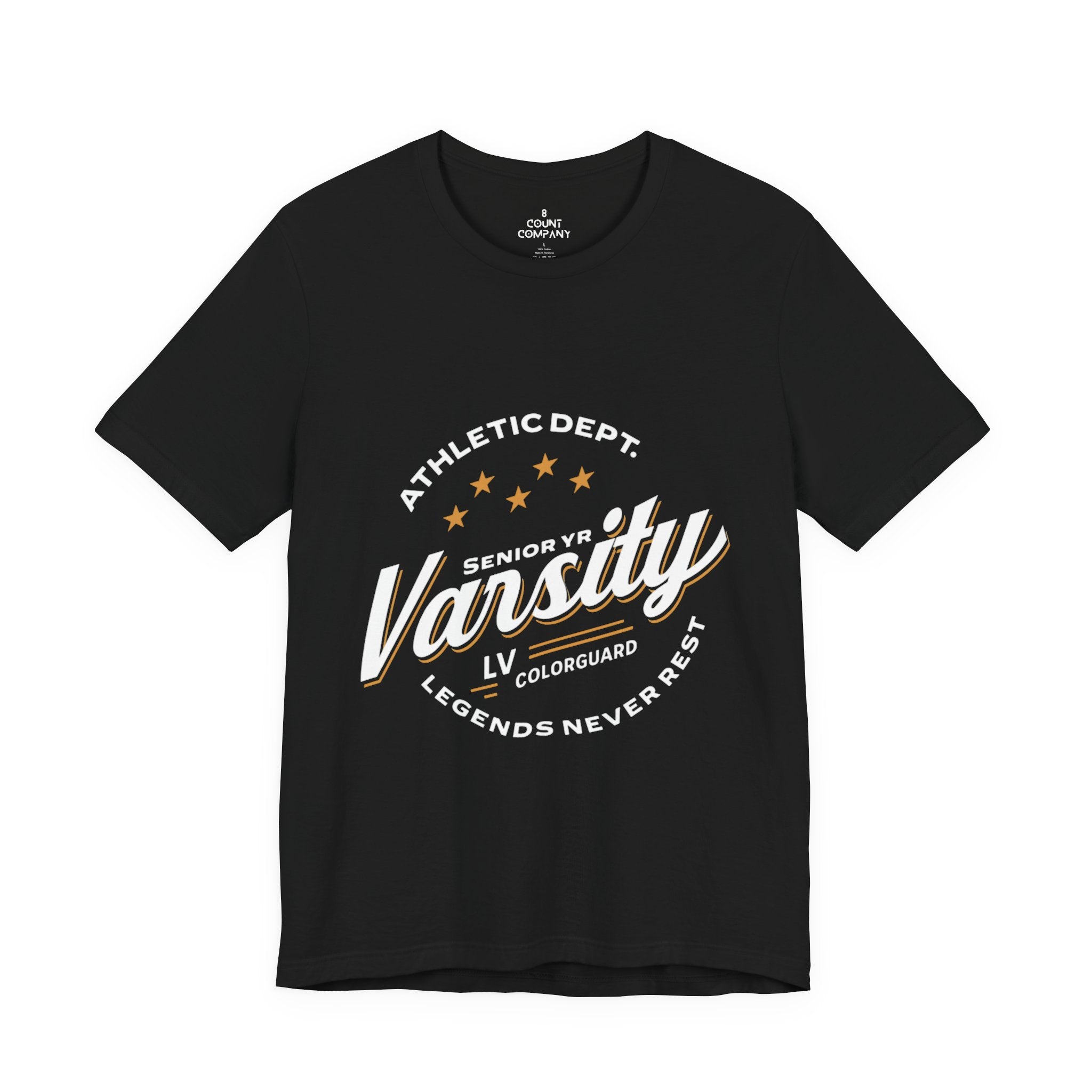 Colorguard Varsity Senior Shirt - Unisex Jersey Short Sleeve Tee