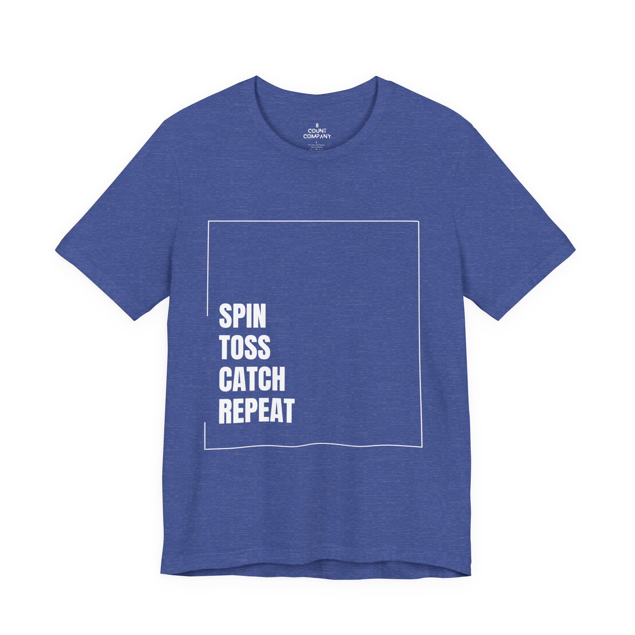 Spinning Toy Tee – "Spin Toss Catch Repeat" Graphic T-Shirt