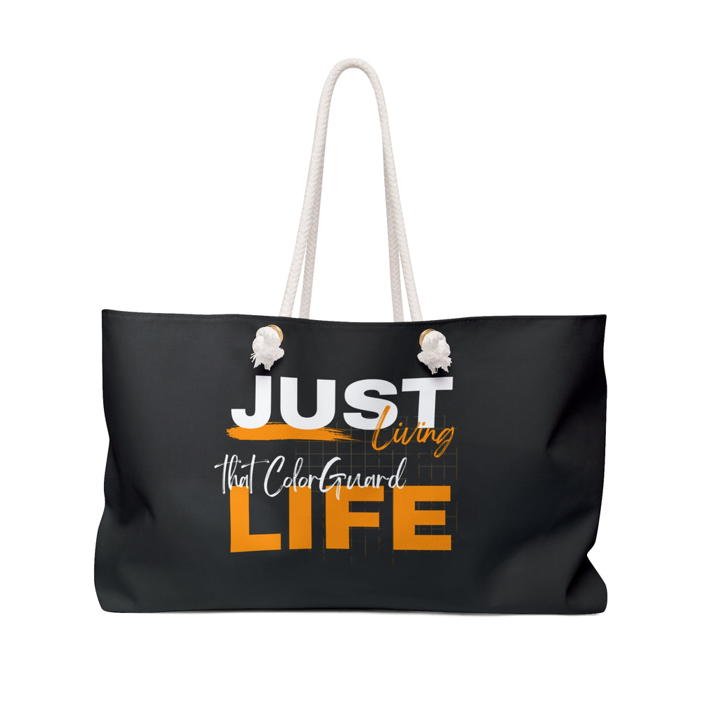 Just Living That Color Guard Life - Competition tote bag