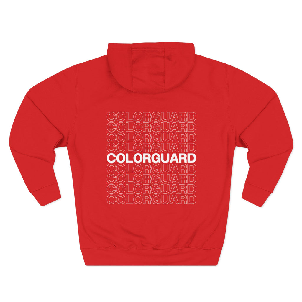 Colorguard Fleece Hoodie — Three-Panel Warmup Pullover