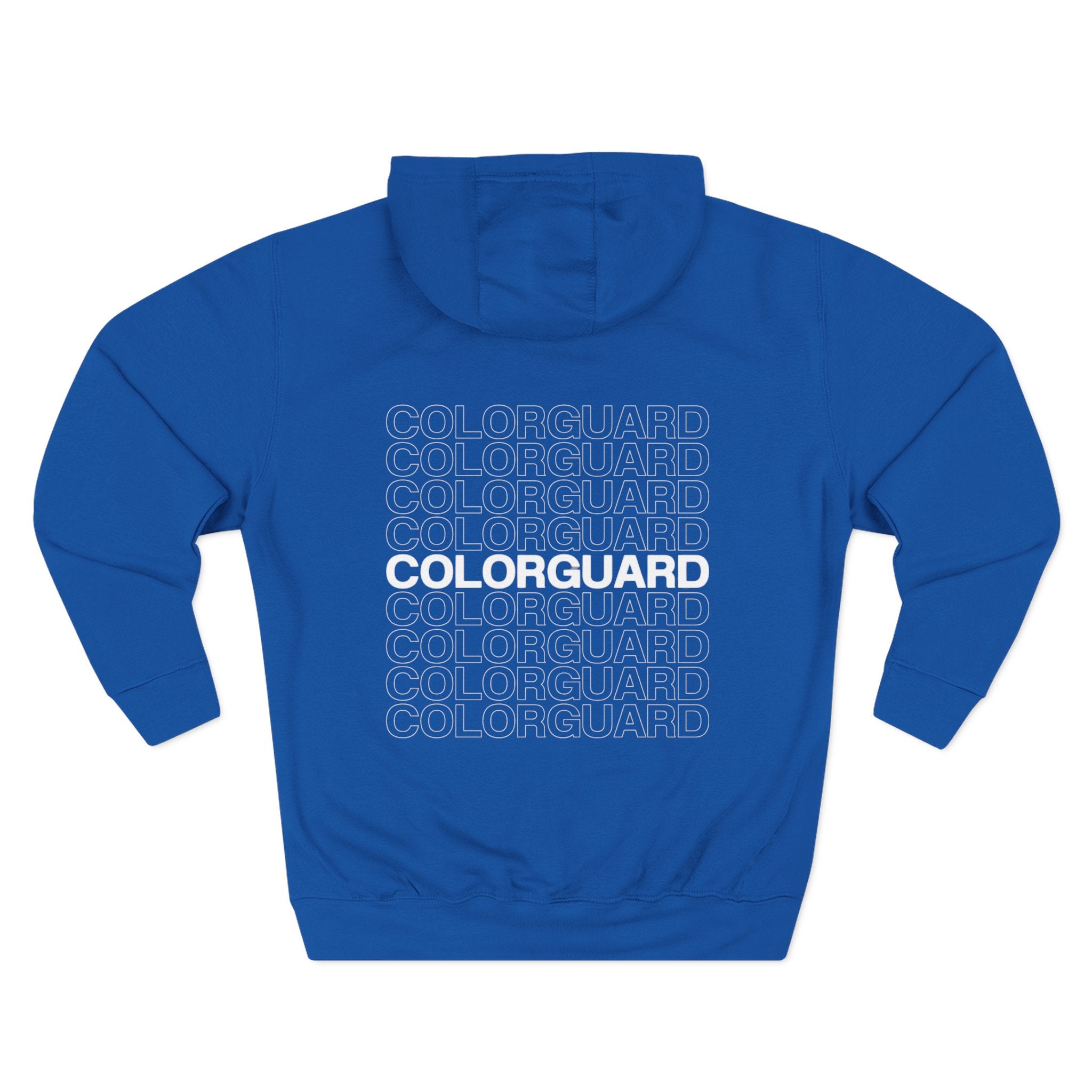 Colorguard Fleece Hoodie — Three-Panel Warmup Pullover