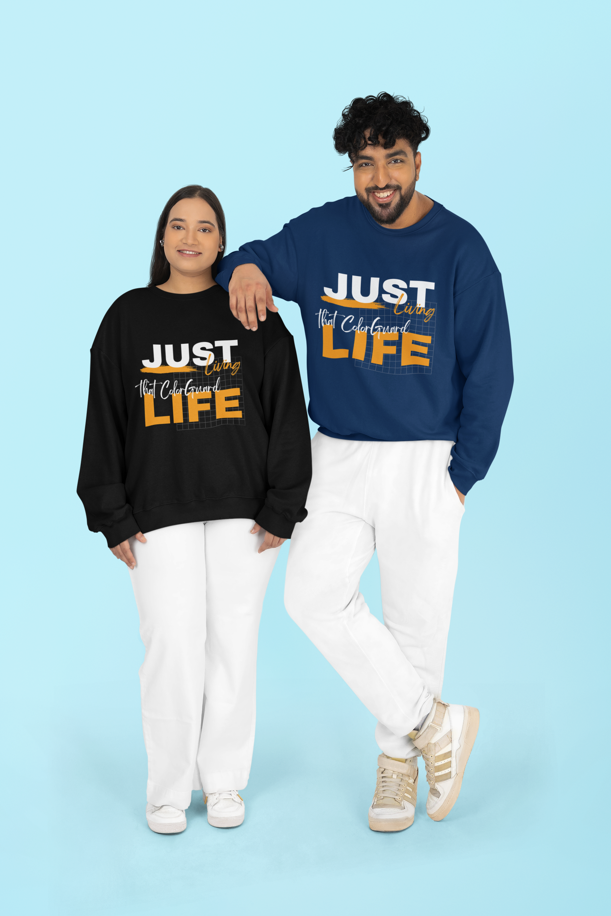 Just Living That Color Guard Life — Classic Crewneck"