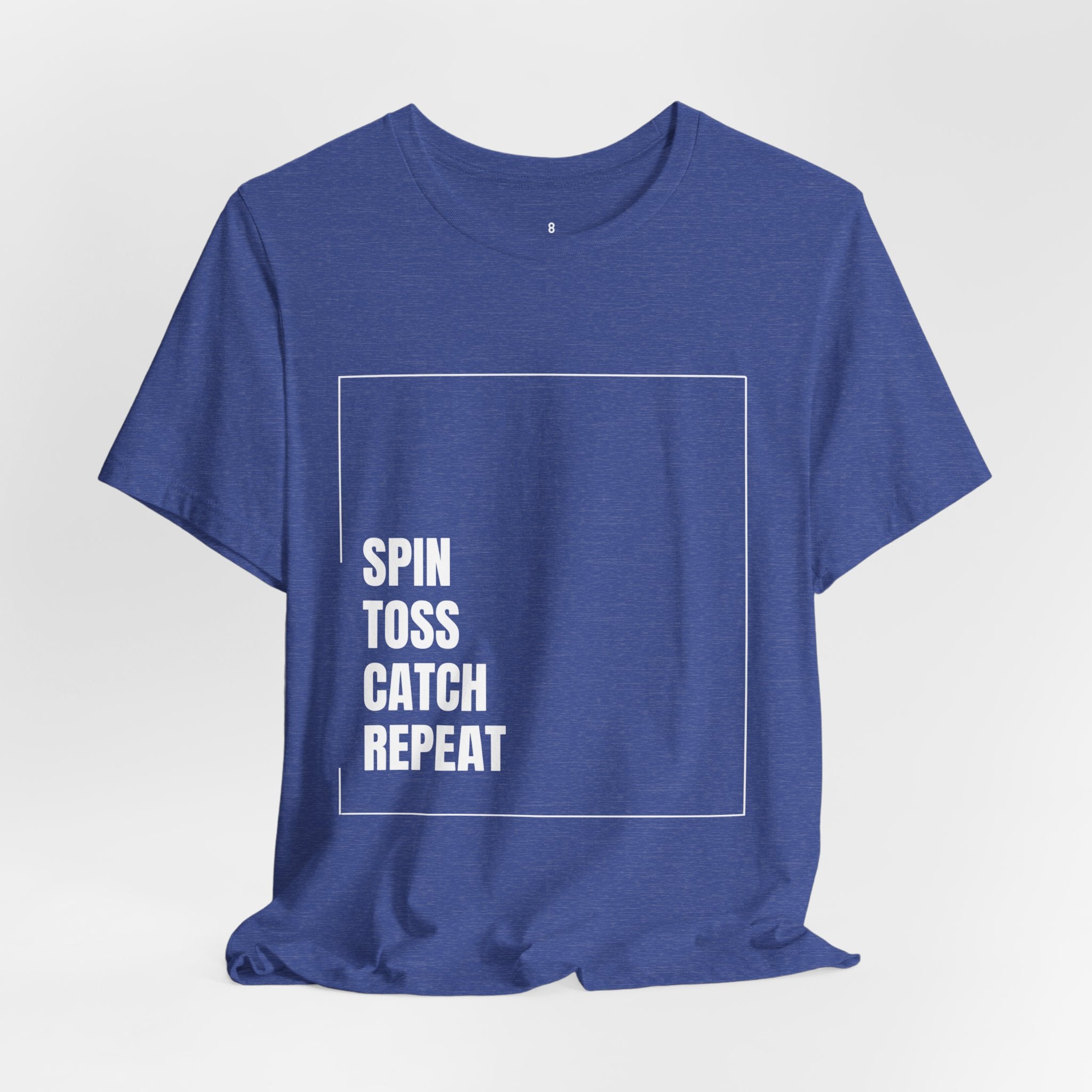 Spinning Toy Tee – "Spin Toss Catch Repeat" Graphic T-Shirt