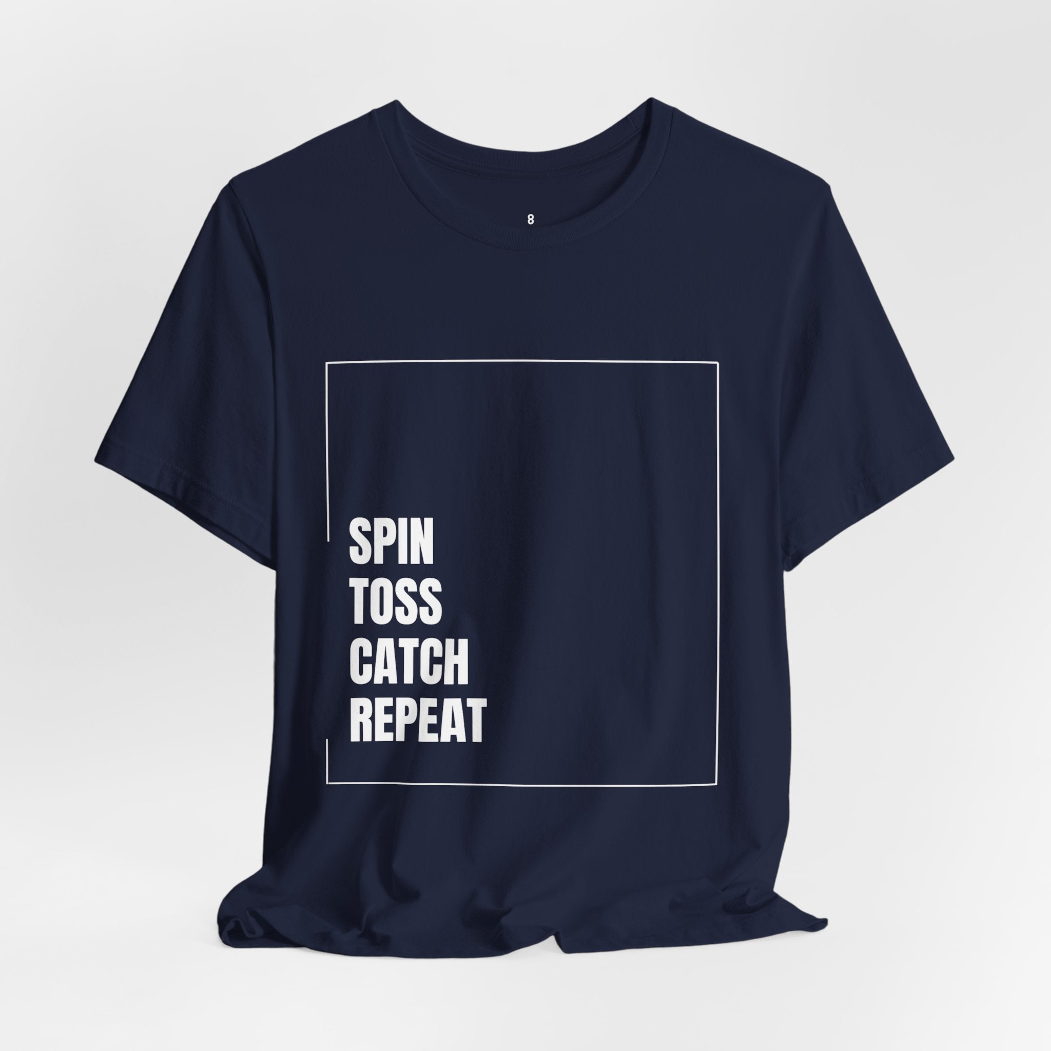 Spinning Toy Tee – "Spin Toss Catch Repeat" Graphic T-Shirt