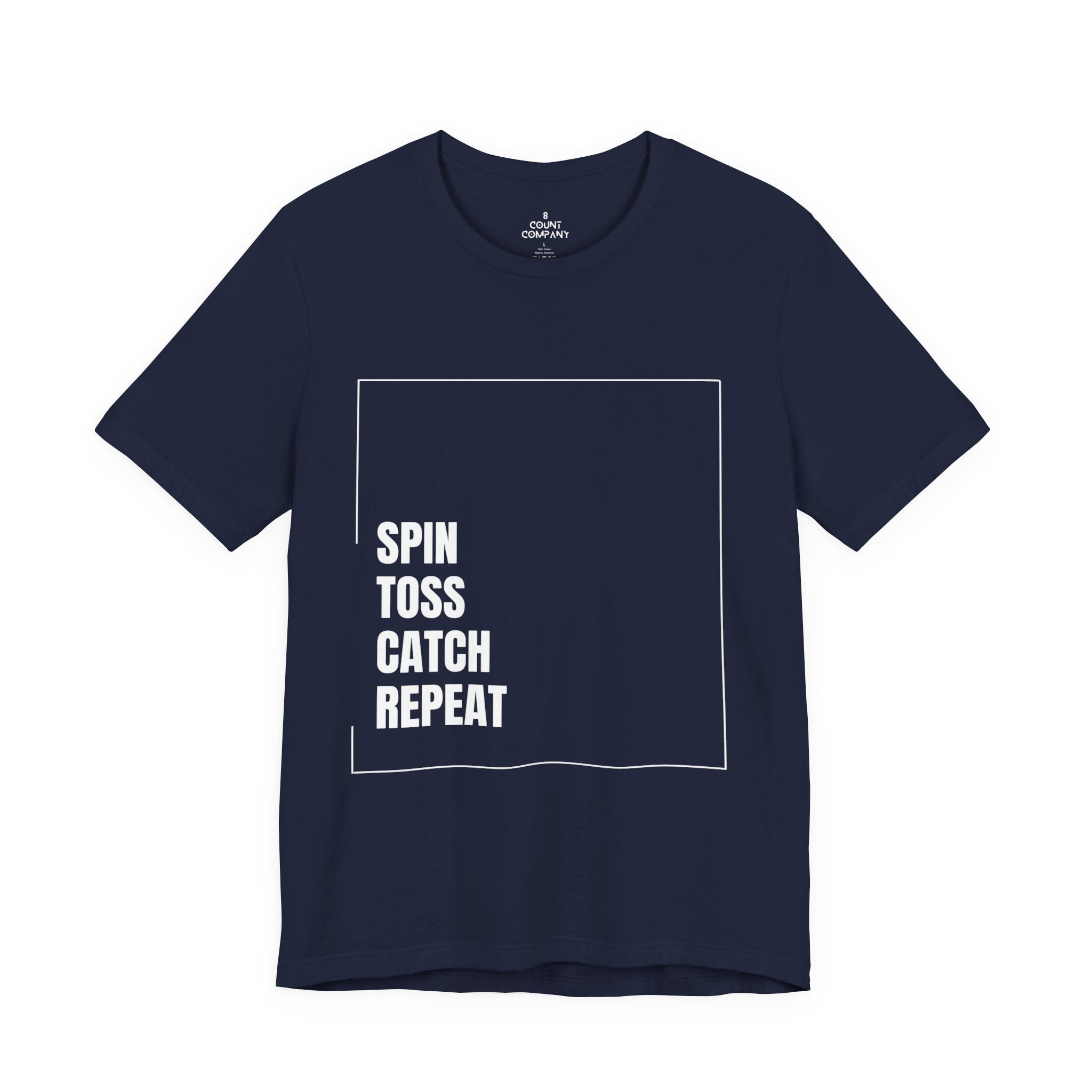 Spinning Toy Tee – "Spin Toss Catch Repeat" Graphic T-Shirt