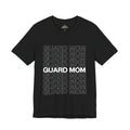 Guard Mom Tee – Repeated Text Graphic T-Shirt for Band & Guard Parents