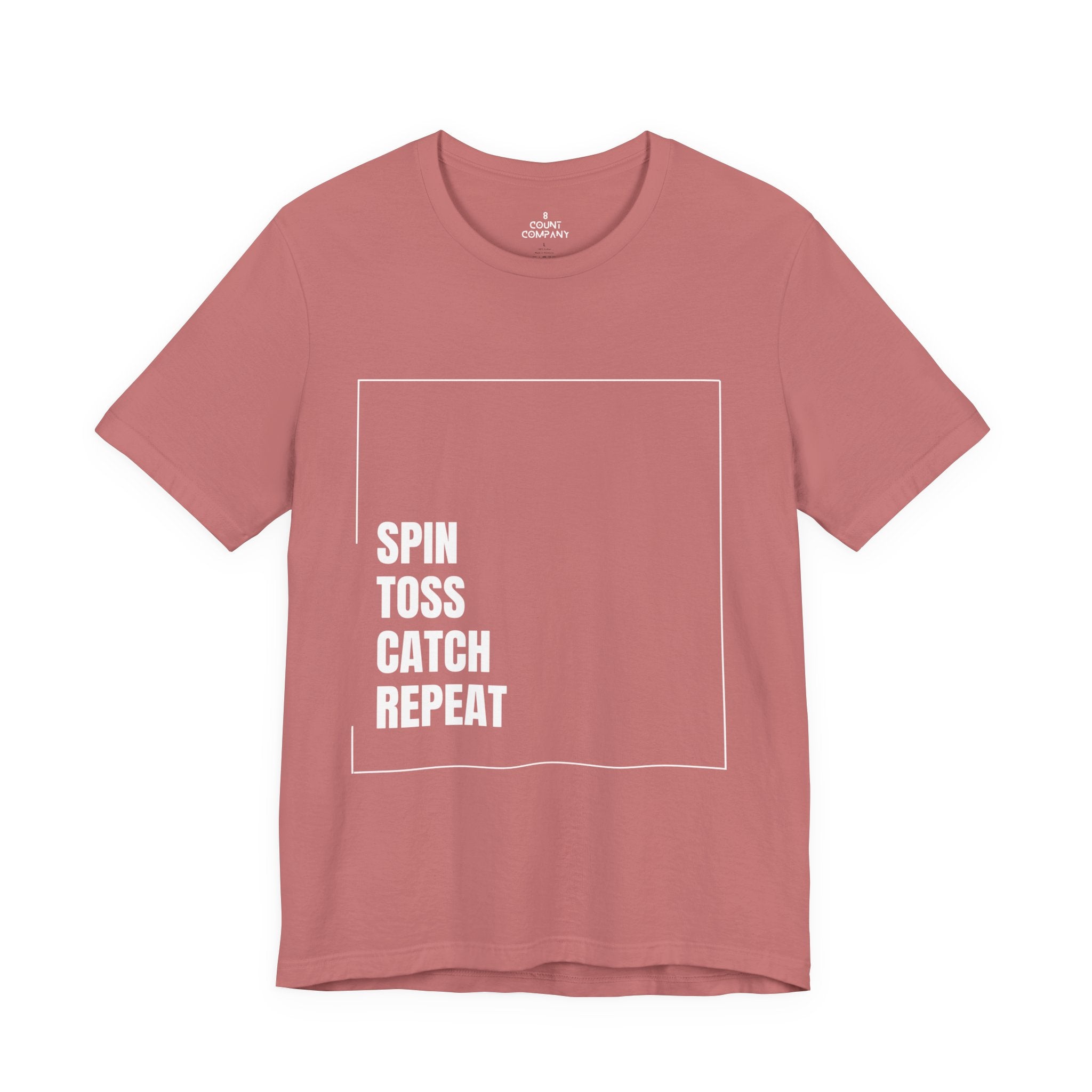 Spinning Toy Tee – "Spin Toss Catch Repeat" Graphic T-Shirt